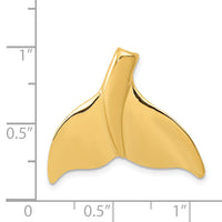 14K Whale Tail Chain Slide-K3030