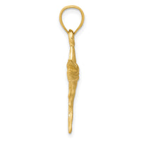 14K Sailfish Pendant-K3035