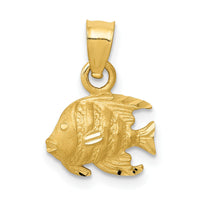 14K Fish Pendant-K3048