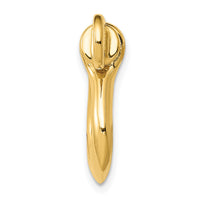 14K  3D Large Shackle Link Pendant-K3084