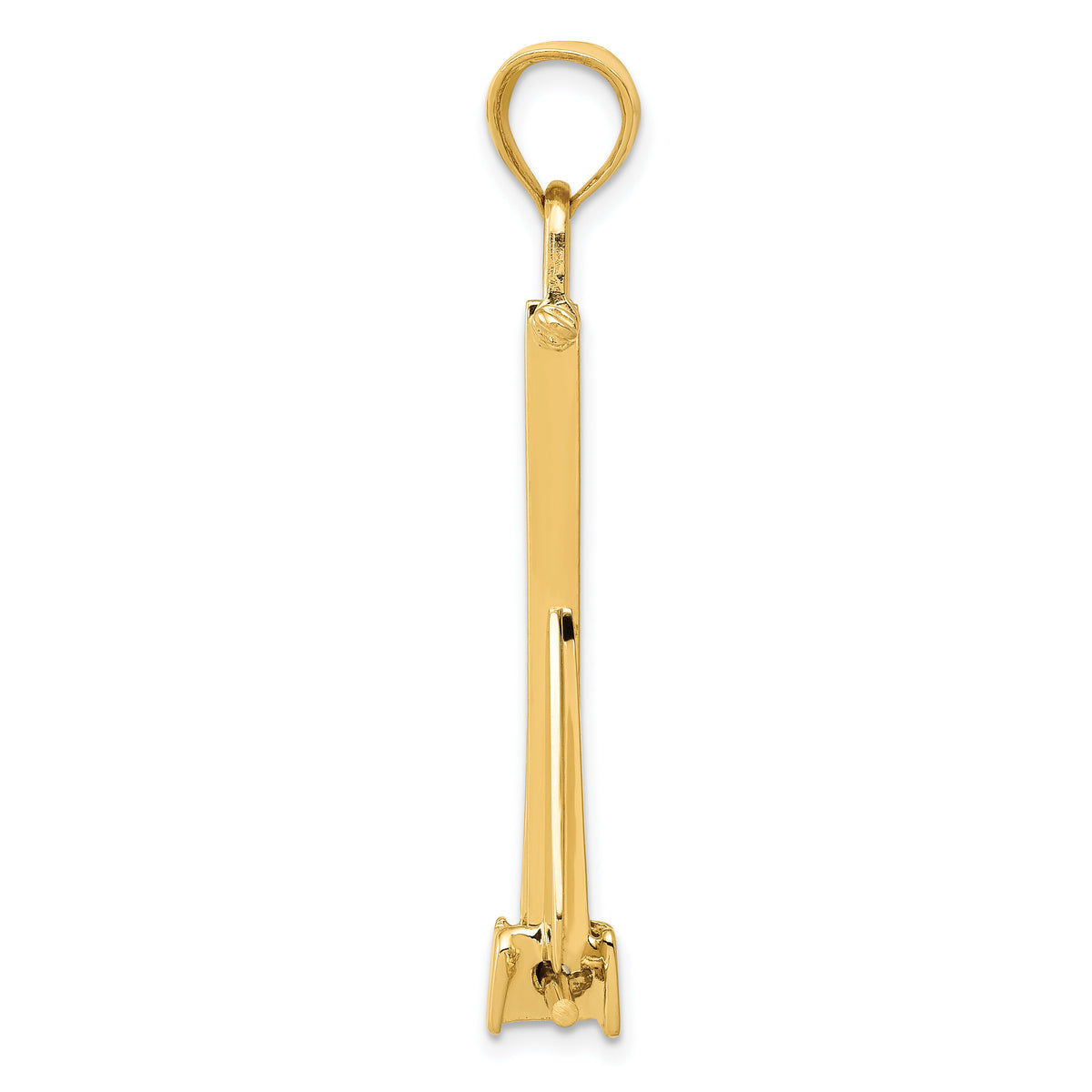 14K  3D Moveable Anchor Pendant-K3086