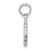 14k White Gold Mini Anchor Pendant-K3087W