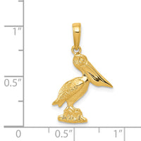 14k Pelican Pendant-K3118