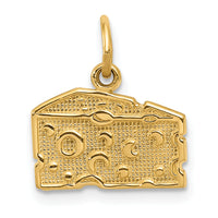 14k Swiss Cheese Charm-K3145