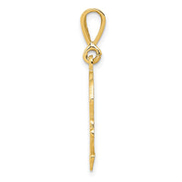 14K Skull and Bones Pendant-K3161