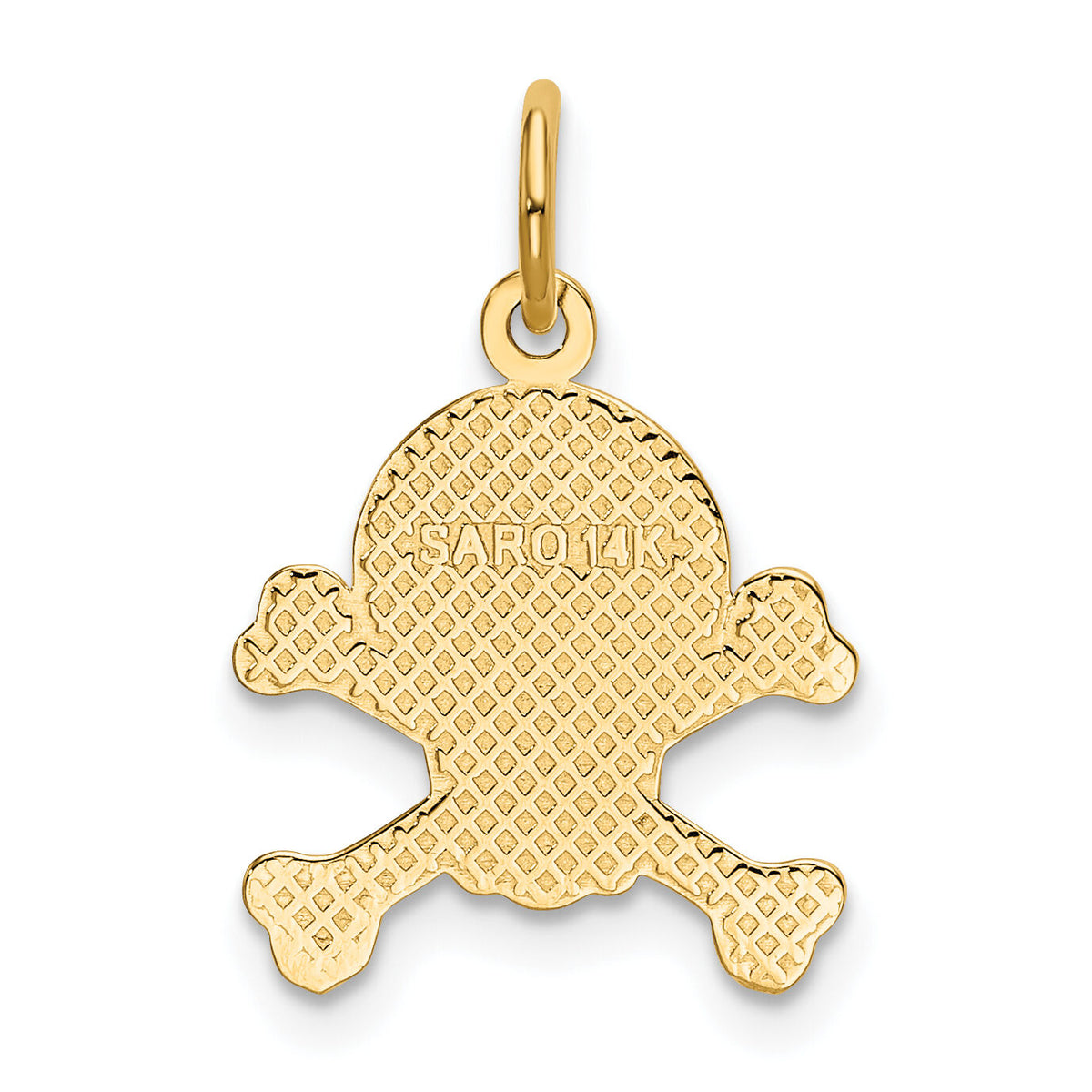 14K Skull and Bones Charm-K3164