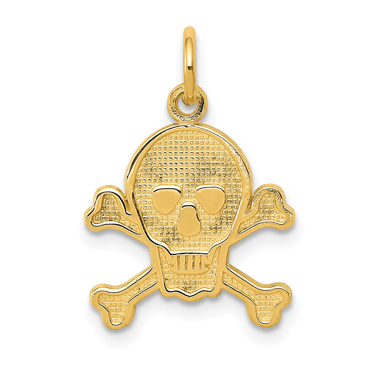 14K Skull and Bones Charm-K3164
