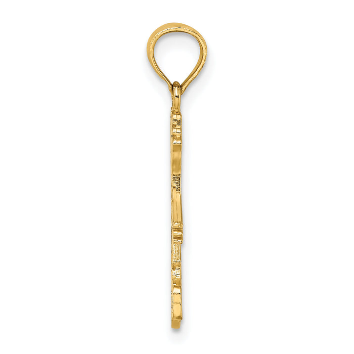14K Girl Charm-K3172