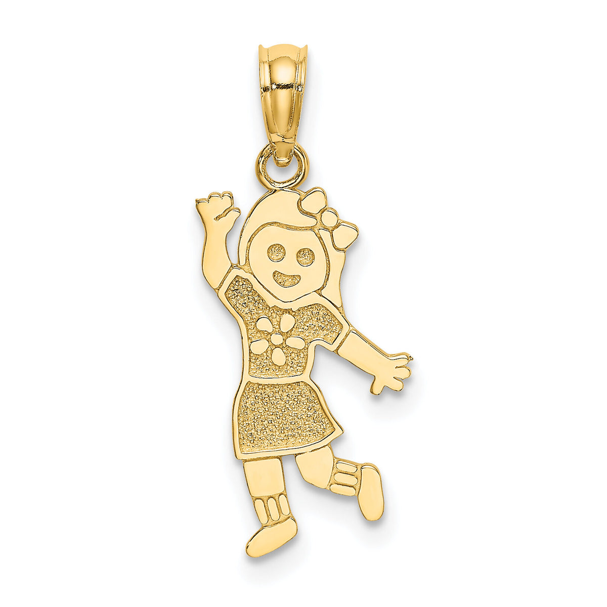 14K Girl Charm-K3172