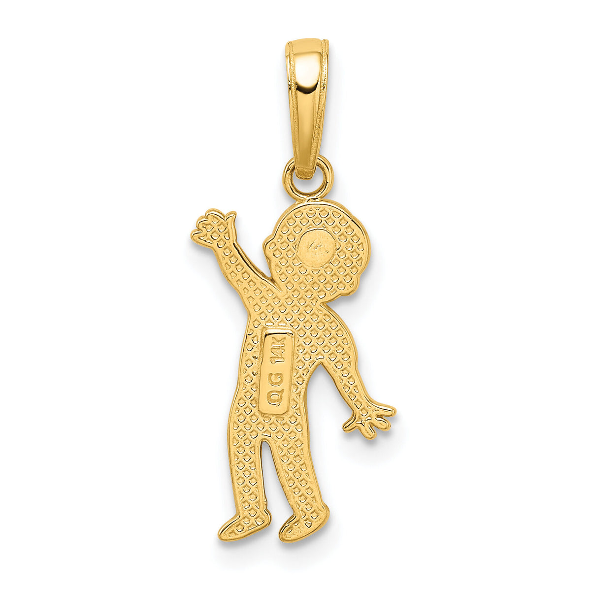 14K Boy Pendant-K3173