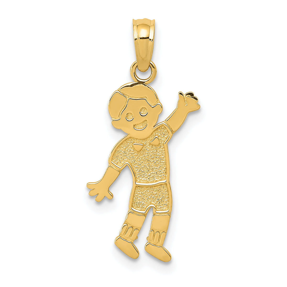 14K Boy Pendant-K3173