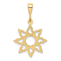 14k Sun Charm-K3197