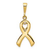 14k Heart In Awareness Pendant-K3211