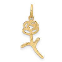14k Rose Charm-K3221