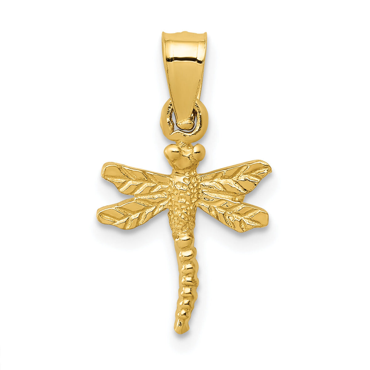 14K Dragonfly Pendant-K3256