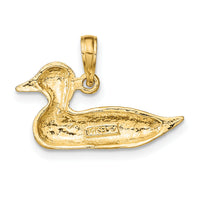14k Mallard Charm-K3265