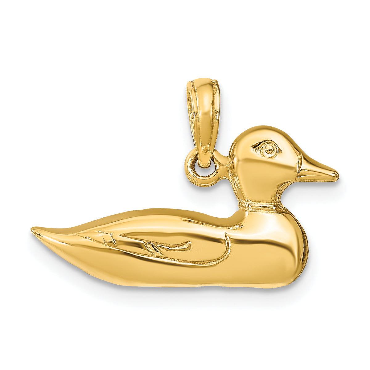 14k Mallard Charm-K3265