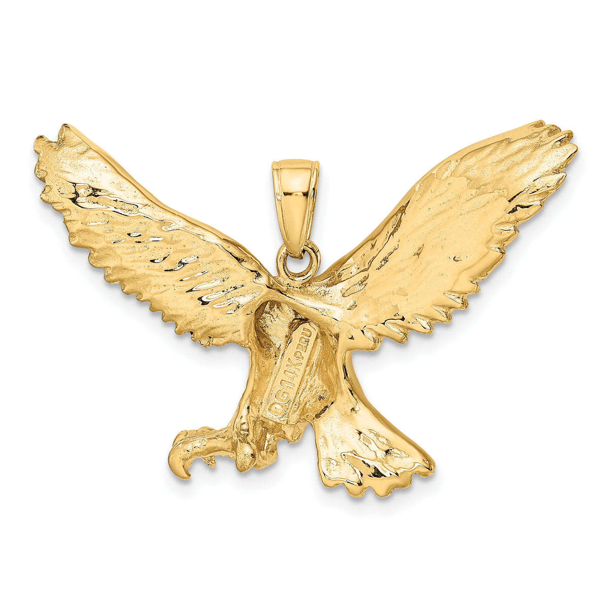 14k Eagle Pendant-K3282