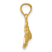 14K Turtle Pendant-K3298