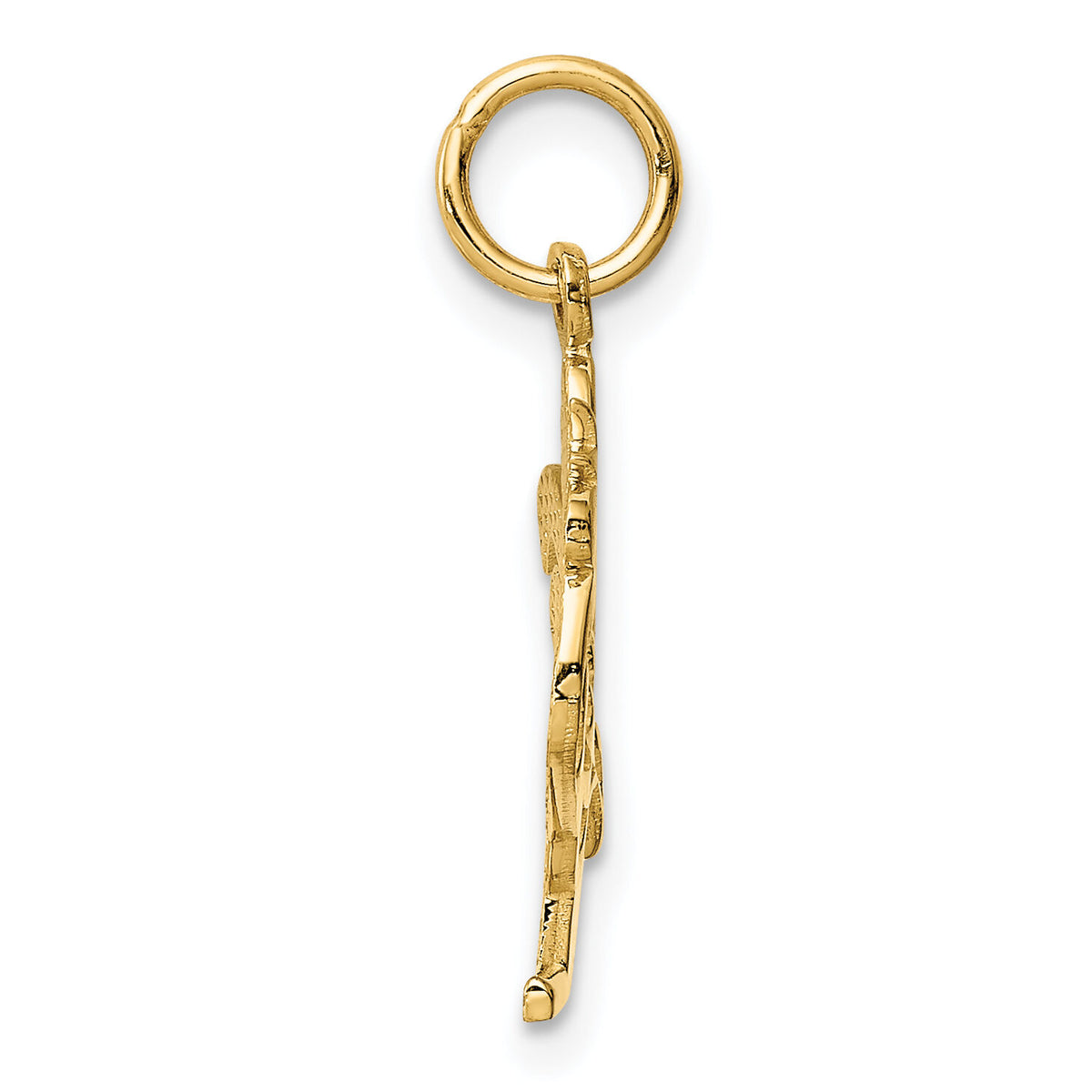 14k Rooster Charm-K3323