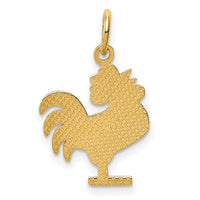 14k Rooster Charm-K3323