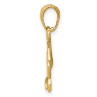 14k Horse Pendant-K3338