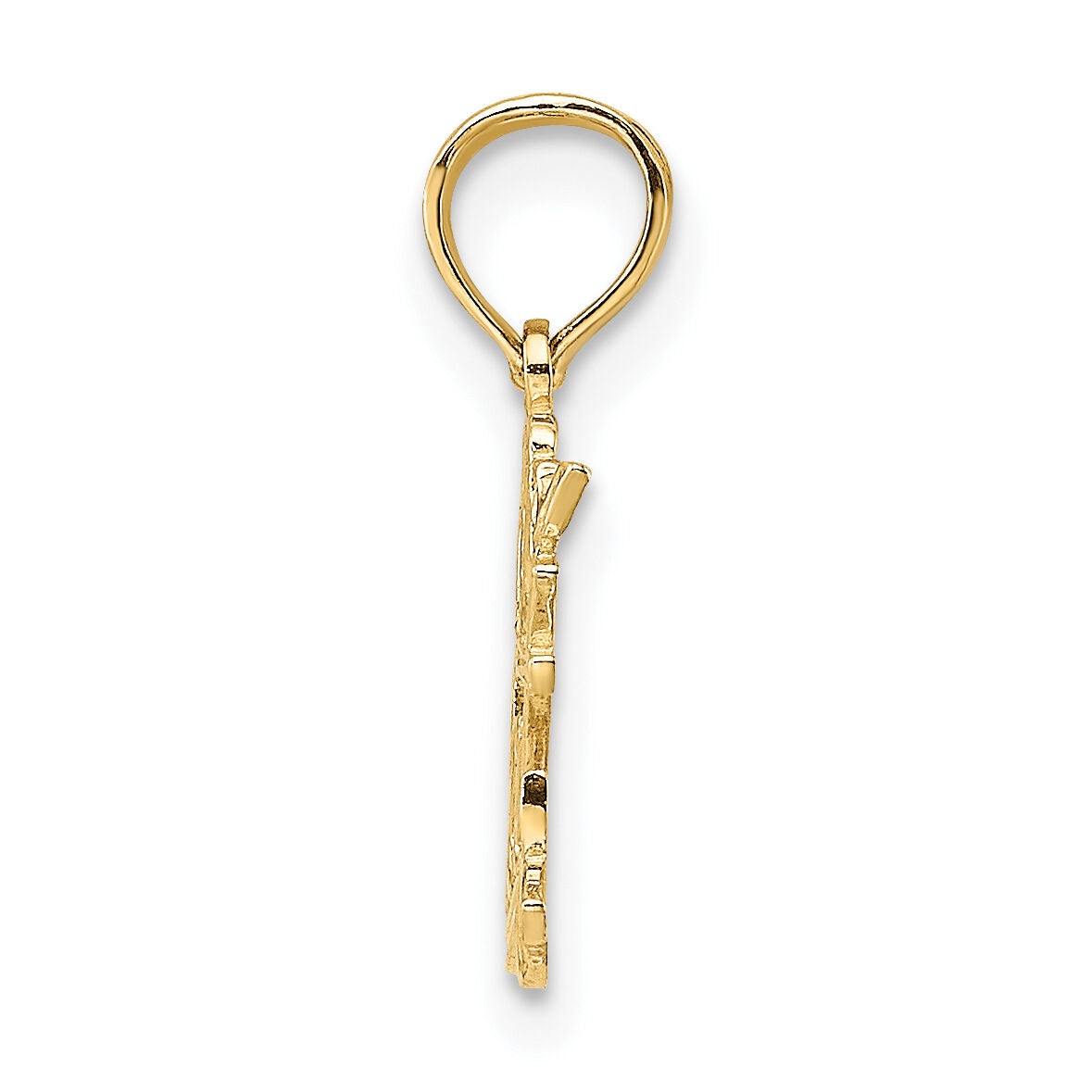 14k I HEART MY CAT Charm-K3348
