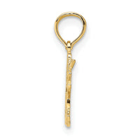 14k I HEART MY CAT Charm-K3348
