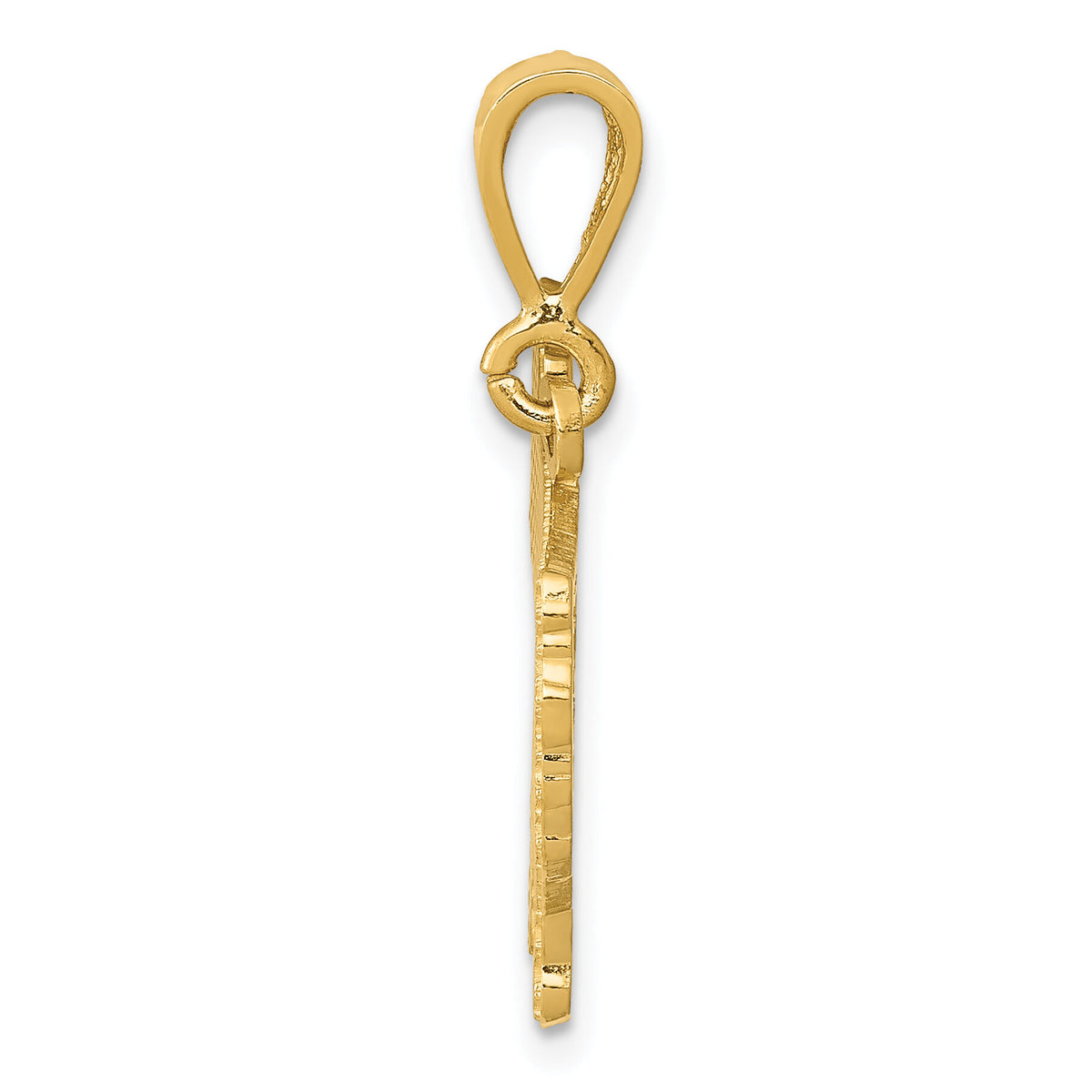 14k Persian Cat Pendant-K3369
