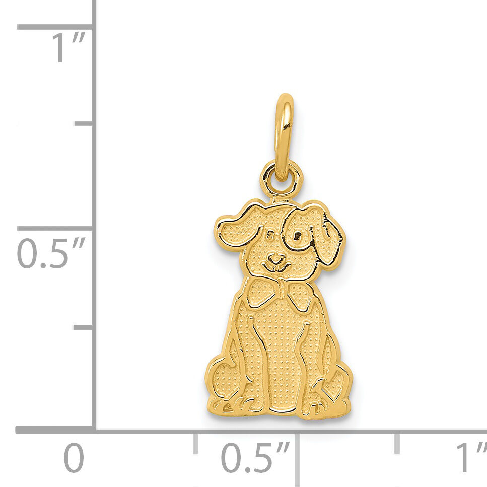 14k Puppy Charm-K3385