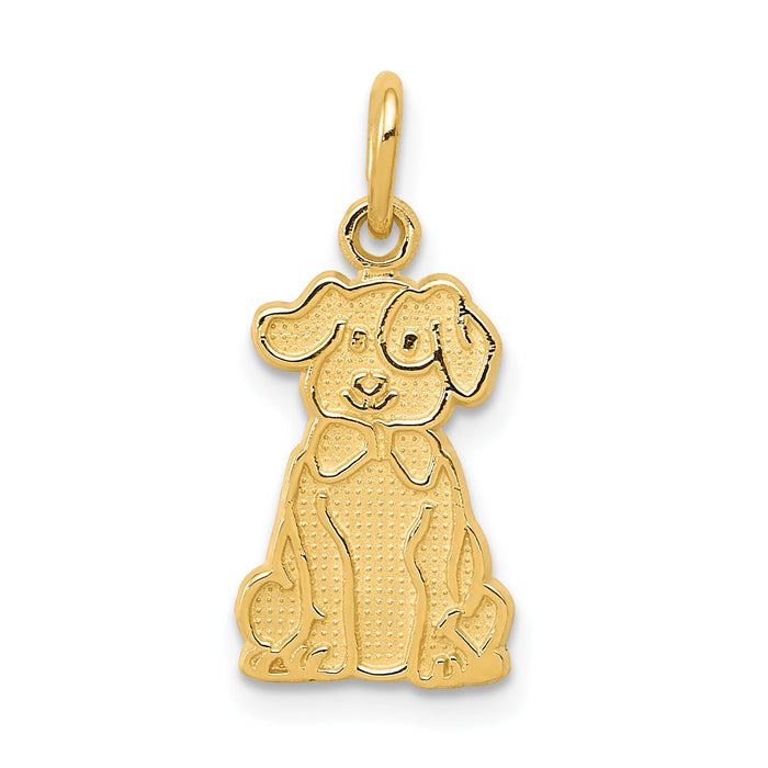 14k Puppy Charm-K3385