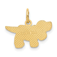 14k Saint Bernard Charm-K3388