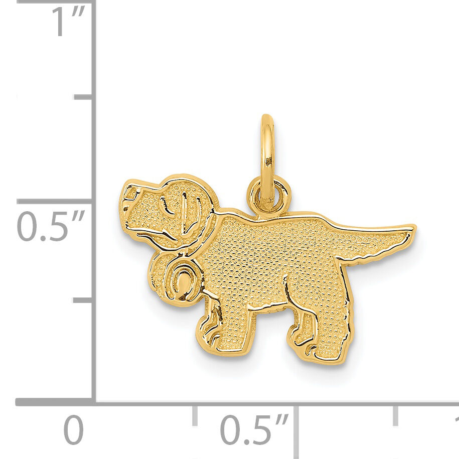 14k Saint Bernard Charm-K3388