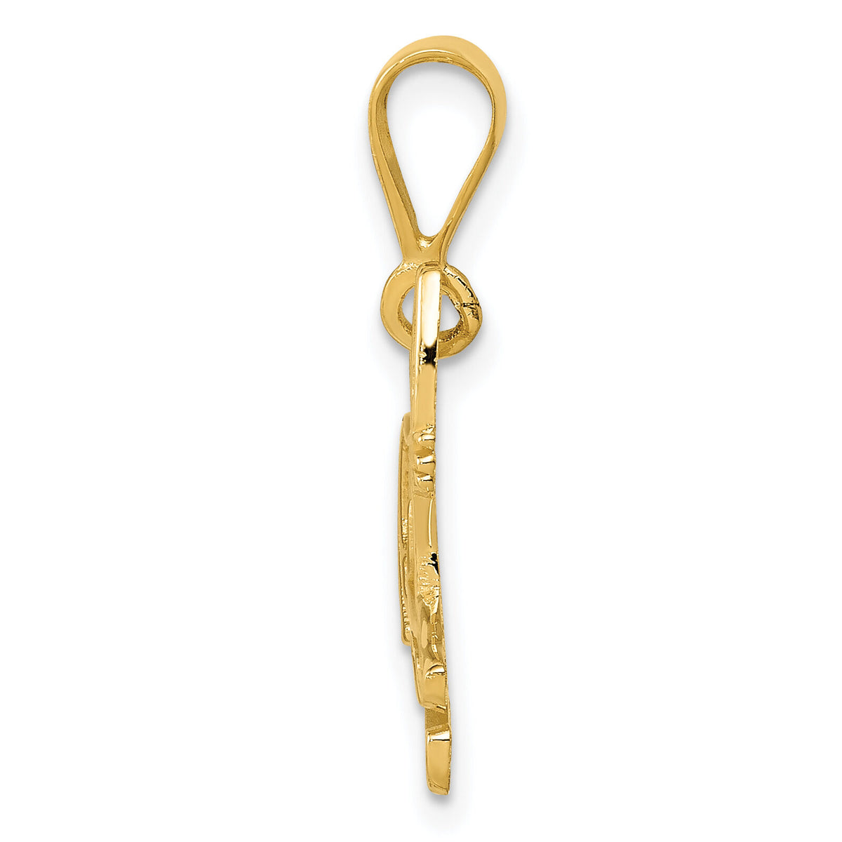 14k Pit Bull Pendant-K3394