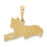 14k Pit Bull Pendant-K3394