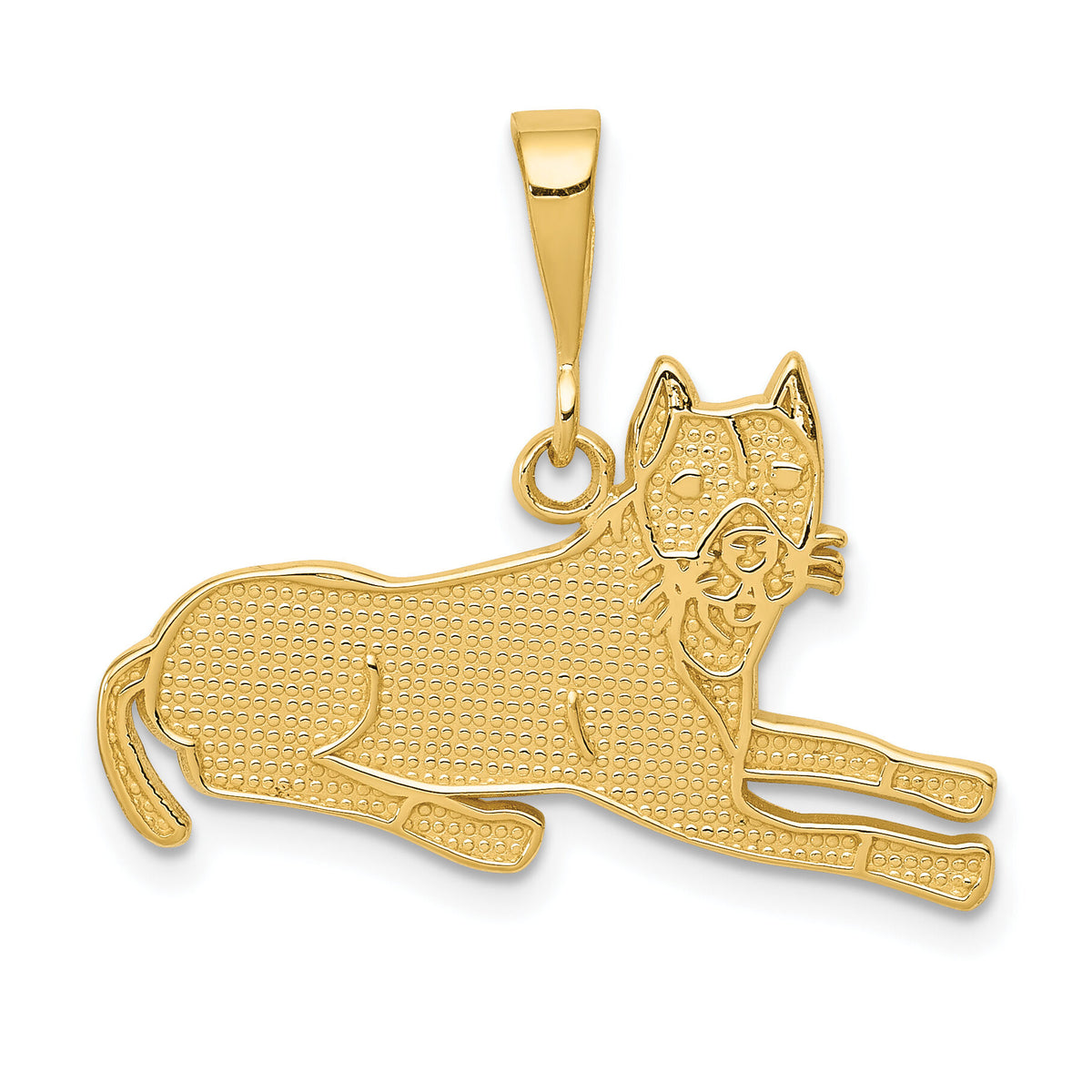 14k Pit Bull Pendant-K3394