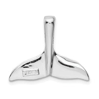 14k White Gold Whale Tail Slide-K340