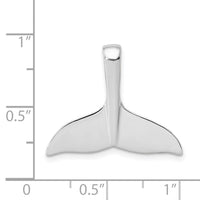 14k White Gold Whale Tail Slide-K340
