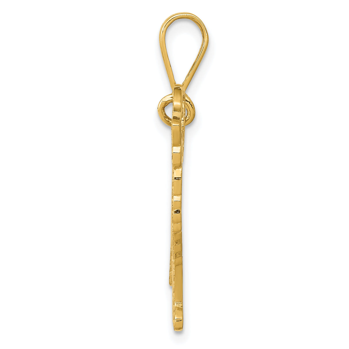 14k Golden Retriever Pendant-K3401