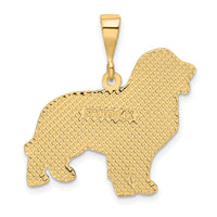14k Golden Retriever Pendant-K3401