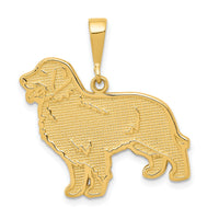 14k Golden Retriever Pendant-K3401