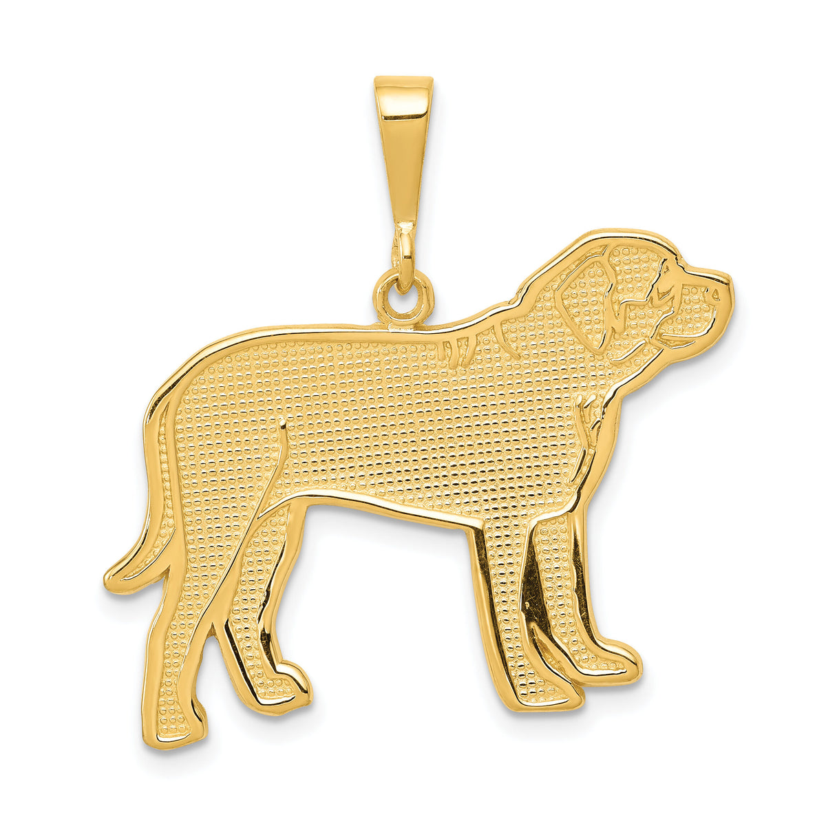 14k Mastiff Pendant-K3415
