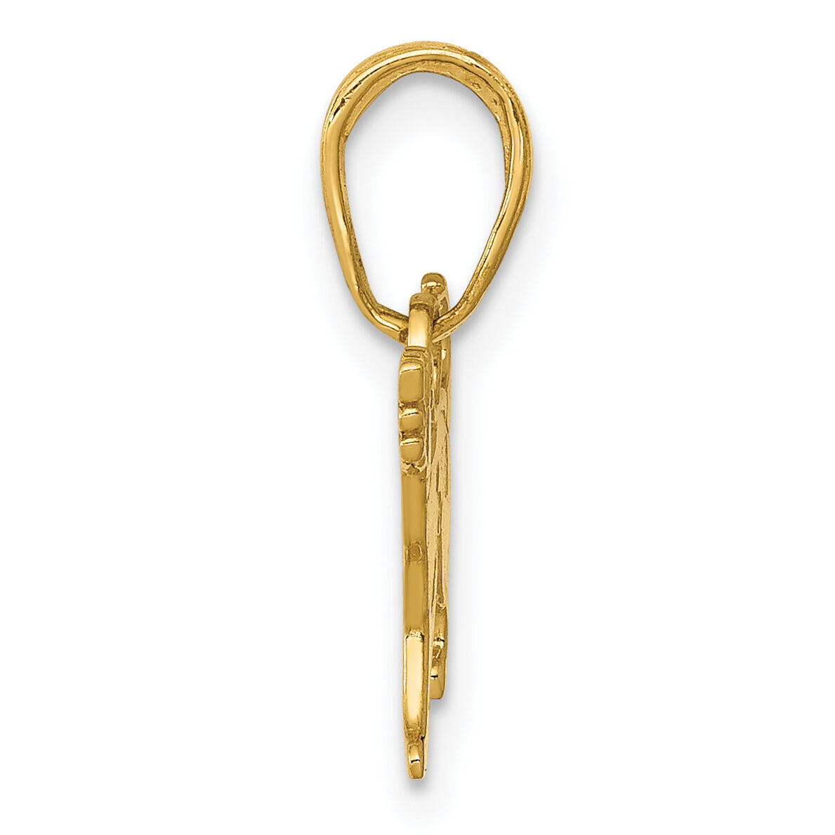 14k Dog Pendant-K3424