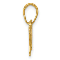 14k Dog Pendant-K3424