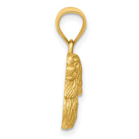 14K Diamond-cut Shih Tzu Pendant-K3433