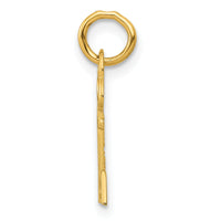 14k Key Letter A Initial Charm-K3442A