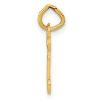 14k Key Letter D Initial Charm-K3442D