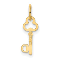 14k Key Letter D Initial Charm-K3442D