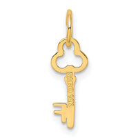 14k Key Letter F Initial Charm-K3442F