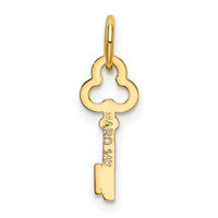 14k Key Letter I Initial Charm-K3442I